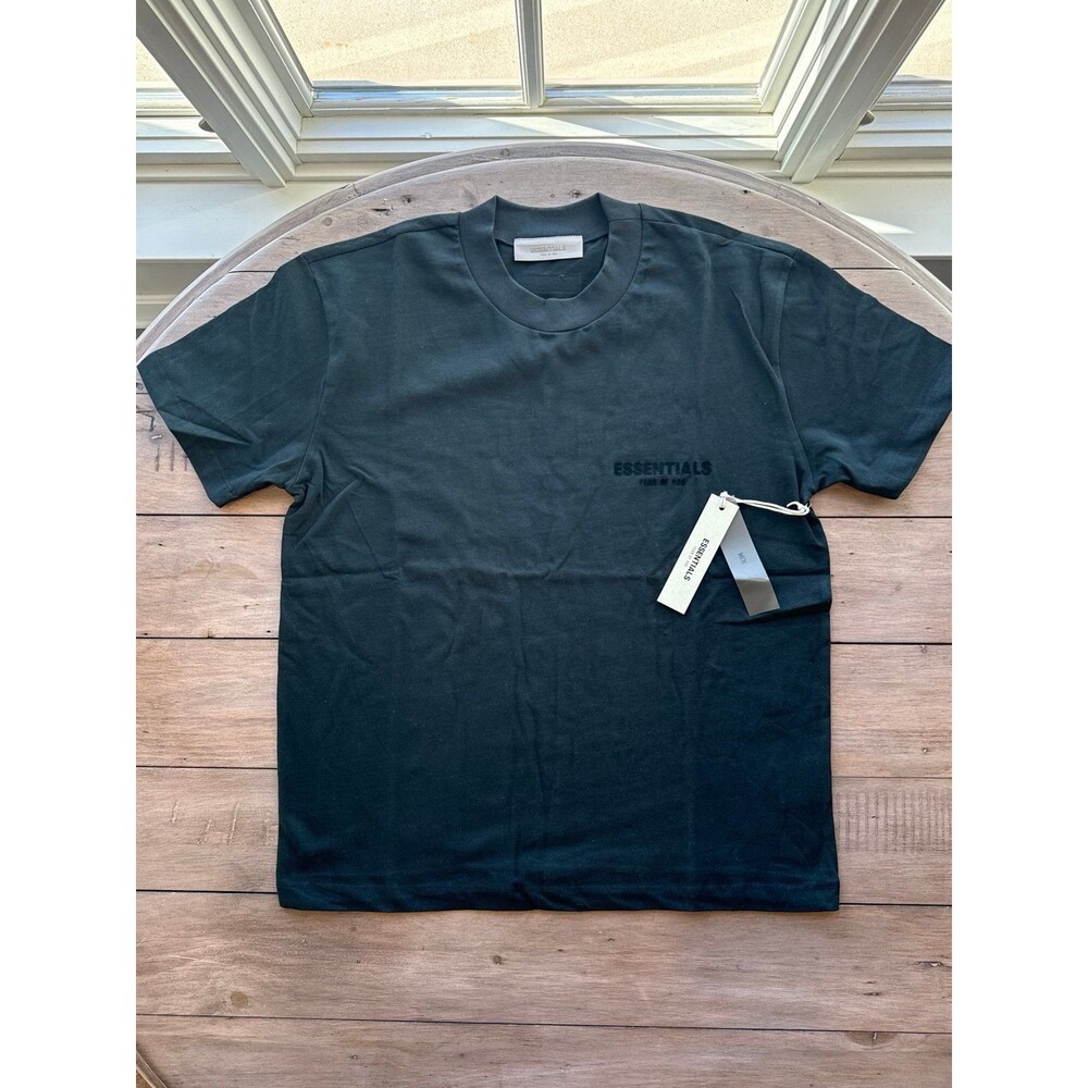 Fear of God Essentials SS22 T-shirt 'Stretch Limo' Black Size Large